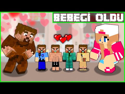 FAKİR VE AİLESİNİN BEBEKLERİ OLDU FİLMİ! 😍 - Minecraft ZENGİN FAKİR HAYATI