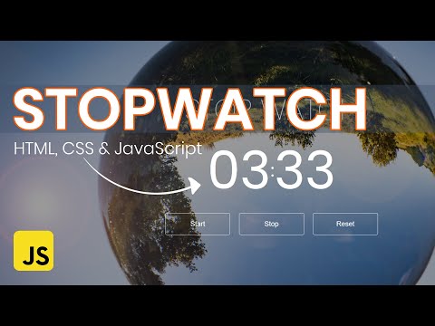 Build A Stopwatch Using Vanilla Javascript Tutorial Stopwatch Timer Javascript Project 2022
