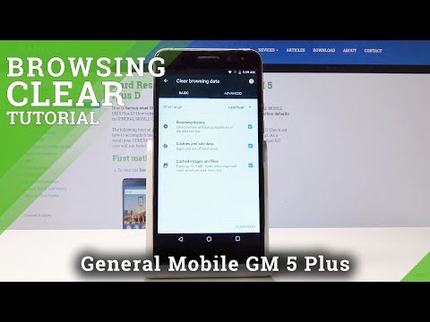 How to Clear Browsing Data in General Mobile GM 5 Plus D - Wipe Browsing History