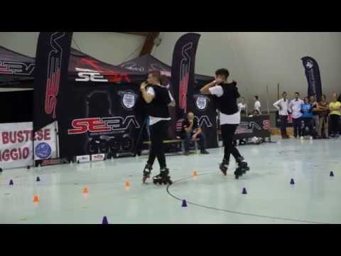 EFSC 2015 / Pair slalom/ Quiriconi Nicolas & Rotunno Andrea, 1 place