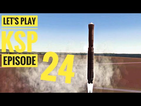 KSP Streams E24: Mun Spaceship Test