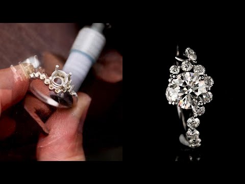 M038 | Custom Engagement Ring#craftsmanship #handmadejewelry  #engagement  @MDTC Jewelry ​