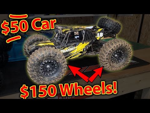 How good can a Dirt Cheap RC Car with Expensive wheels be................