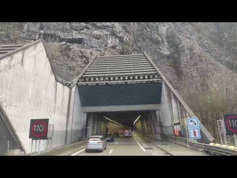 🇨🇵 France: A43 to Frejus Tunnel || Lione || Bardonecchia Modane