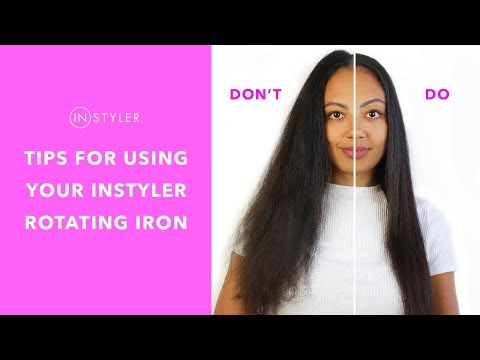 HOW TO USE YOUR ROTATING IRON l InStyler