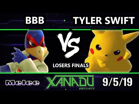 S@X 318 SSBM - BBB (Falco) Vs. Tyler Swift (Pikachu) Smash Melee Losers Finals