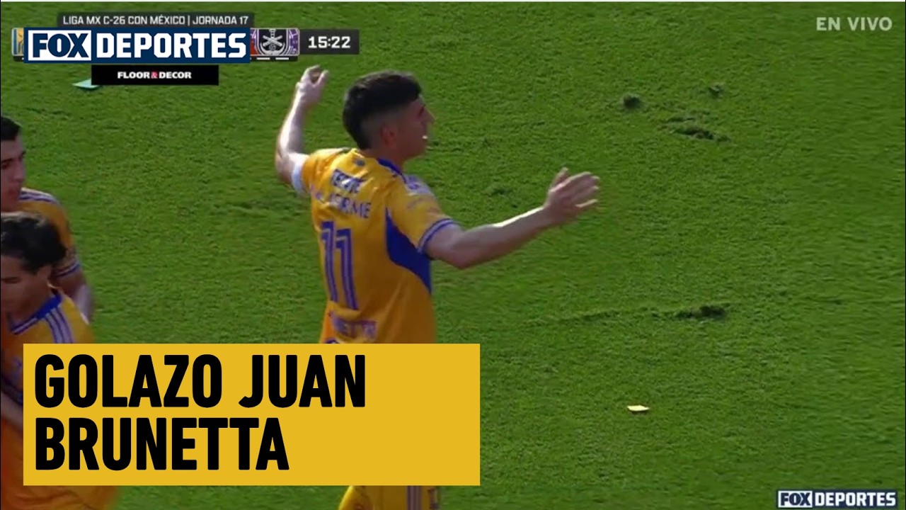 💪 GOLAZO Juan Brunetta | Tigres 1-0 Mazatlán | Fecha 17 | Clausura 2026 | Liga MX