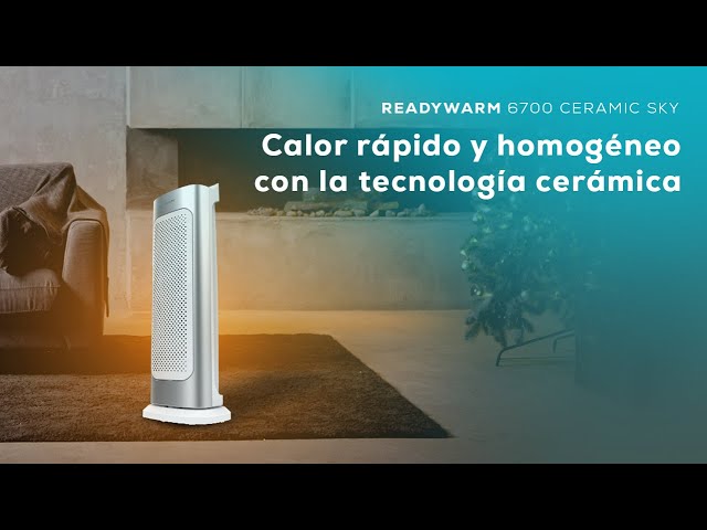 Calefattore elettrico Cecotec Readywarm 6700 Ceramic Sky 2000W oscillante 3 modalità video