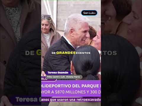 Poggi firmó el llamado a licitación del polideportivo en Merlo.