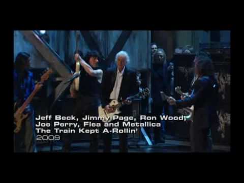 Jeff Bek, Jimmy Page, Ron Wood, Metallica ---The Train Kept A-Rollin'.mp4---