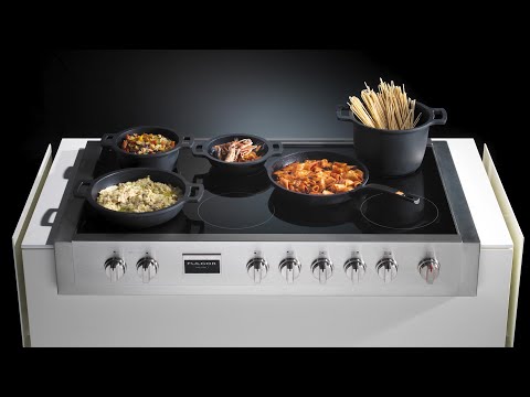 Fulgor Milano Sofia Pro Rangetop 48" Induction All Glass