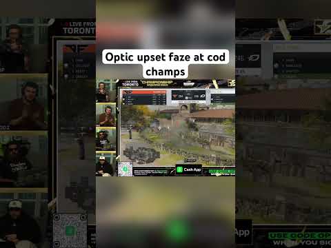 Optic Texas “UPSET” Faze Round 1 At Cod Champs #shorts