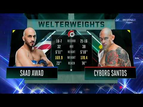 Bellator 154 - Saad Awad vs Cyborg Santos