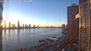 🔴 LIVE New York City Webcam | East River Ferry at East 34th St, Midtown Manhattan | NYC 24/7 live webcam