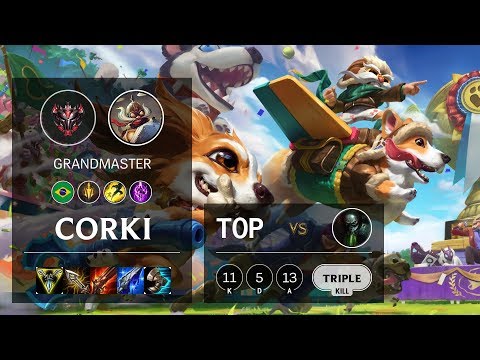 Corki Top vs Urgot - BR Grandmaster Patch 10.8