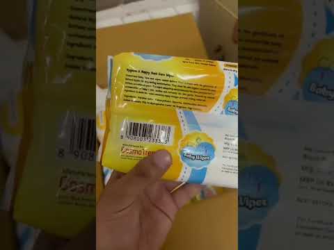 Cosmotrend Baby Wet Wipes, Flip Top Lid, Anti Rash, Big in Size, Alcohol Free