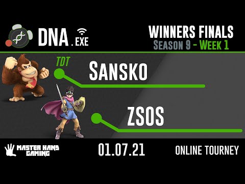 DNA.EXE S9:W1 - TDT | Sansko (Donkey Kong, Bowser) Vs. ZSOS (Hero) - Winners Finals
