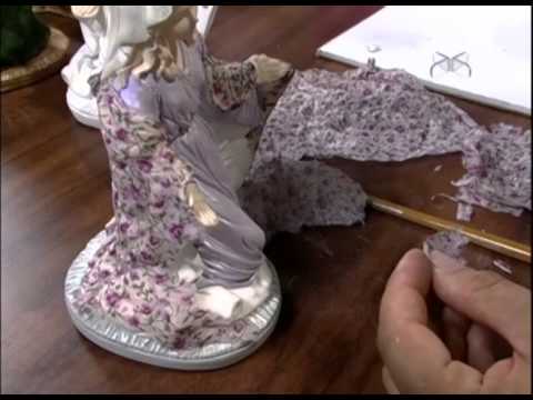 Mulher.com 26/11/2012 Célia Bonomi - Decoupage sobre gesso sagrada família 2/2