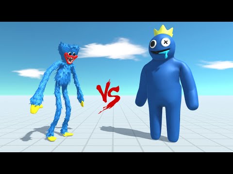 POPPY PLAYTIME vs Blue Rainbow Friends.EXE - Animal Revolt Battle Simulator