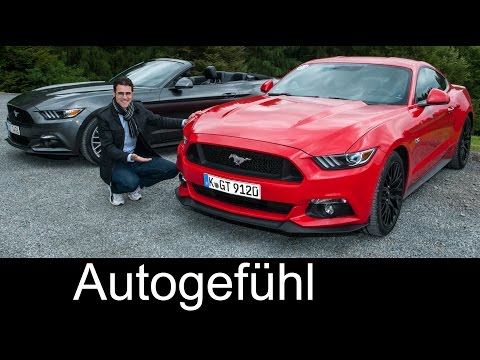 FULL REVIEW all-new Ford Mustang Fastback V8 & Convertible Cabriolet 2.3 l Turbo test driven
