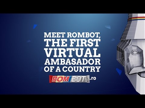 ⁣Rombot - The First Virtual Ambassador of a Country