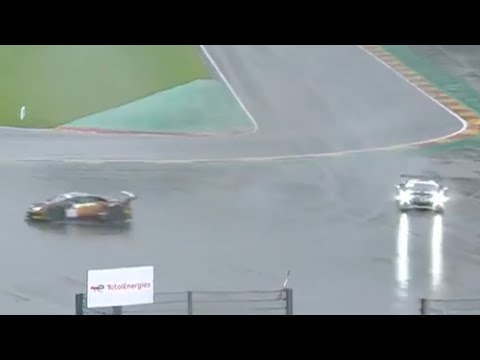 Race leaders SLIDE off track! | TotalEnergies 24 Hours of Spa 2021