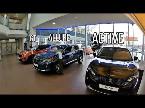 2021 Peugeot 3008 (GT vs ALLURE vs ACTIVE) Interior & Exterior comparison POV video. WOW quality!