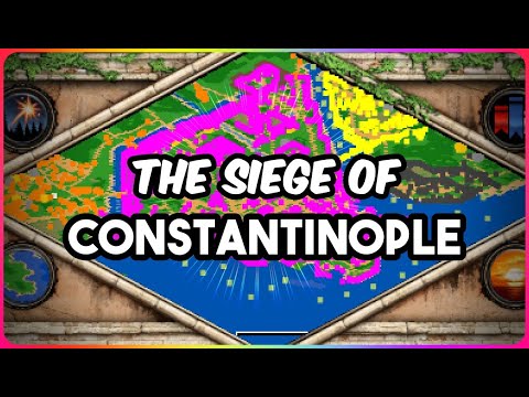 SIEGE OF CONSTANTINOPLE - Age of Empires 2 Scenario Gameplay