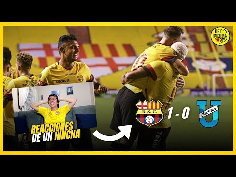 Barcelona SC (1) vs Universidad Católica (0) | Reacción de un Hincha