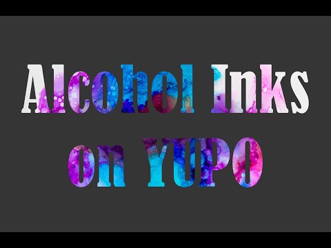 (145) Alcohol Inks on Yupo for Beginners