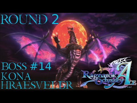 Ragnarok Odyssey ACE (PS3) - Multiplayer - Boss #14 Kona Hraesvelgr (Round 2)