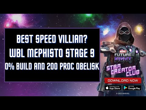 Gamora Requiem Infinity Wars Showcase With 0% Build in WBL Mephisto Stage 9 With Obelisk