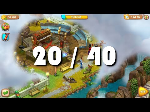 All 40 Chests Founded Walkthrough - Gardenscapes - Another Investigation in the Park - Chapter 1