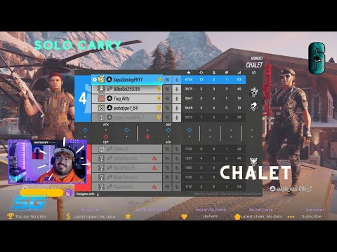 6.5 KD solo carry!!! | Chalet Full game |