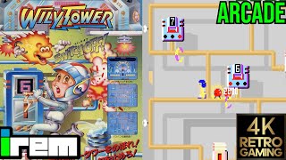 Wily Tower Arcade (Irem 1984) 4k 60fps Longplay