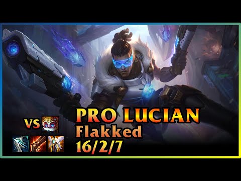 PRO Lucian Replay (EUW) [Flakked/mi piposouli] | KDA 16/2/7 SUP