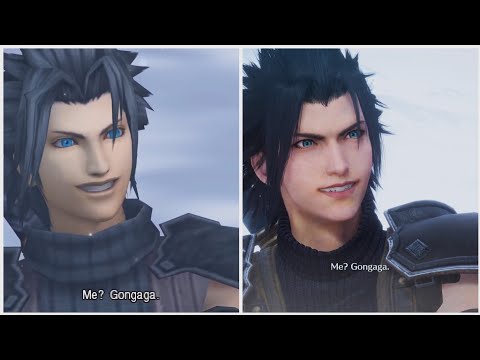 CRISIS CORE: Reunion famous memes comparison