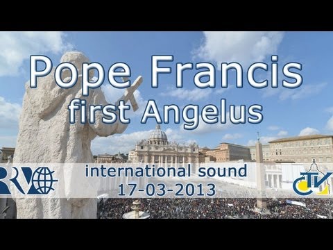 Francisco ofreció el primer Angelus de su pontificado