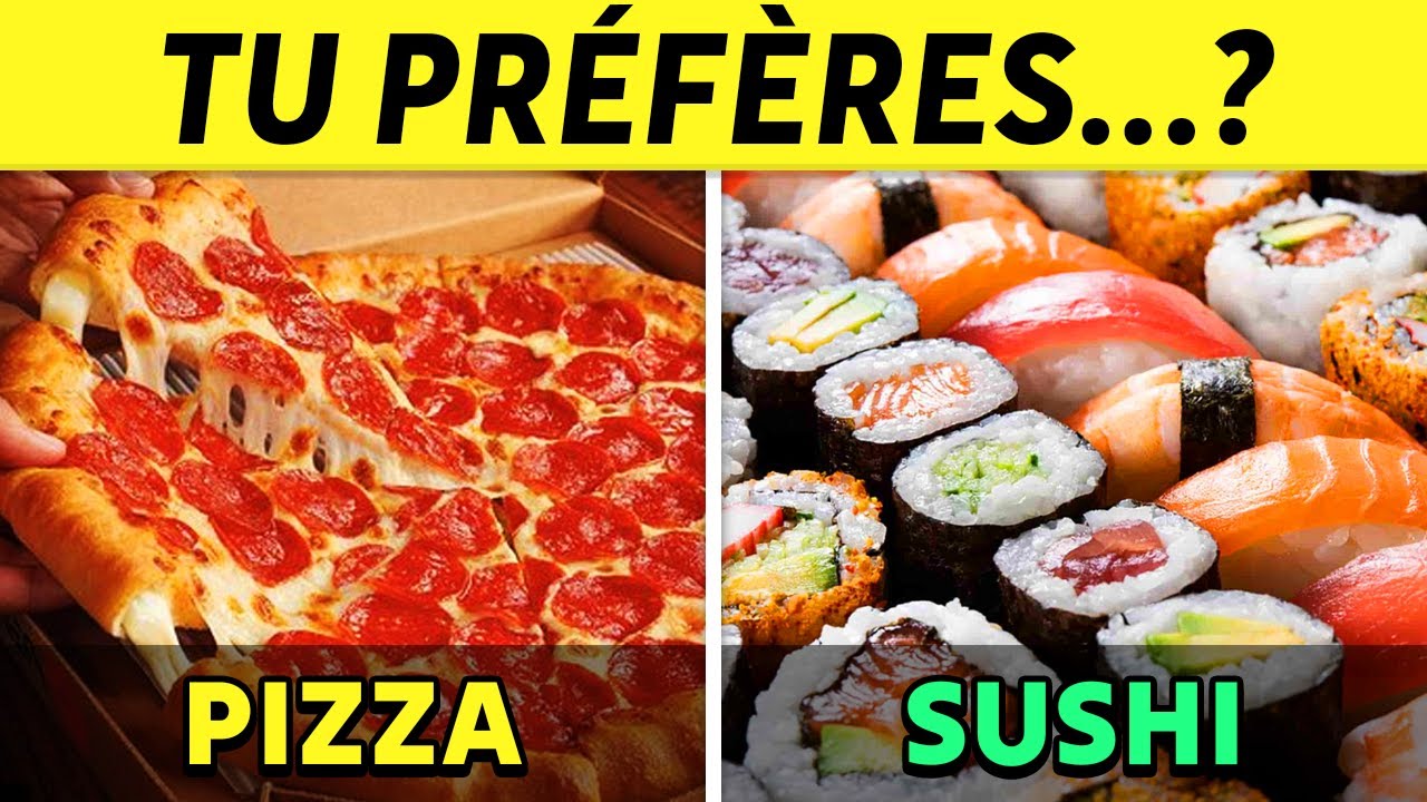 TU PRÉFÈRES...? Spécial NOURRITURE 🍔🍕🍰