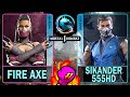 MK1 Fire Axe MILEENA VS Sikander555HD SUB ZERO Mortal Kombat 1 4K 60ᶠᵖˢ