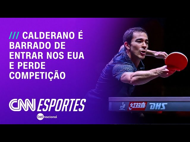 Hugo Calderano é barrado e perde competição de tênis de mesa nos EUA | CNN 360º