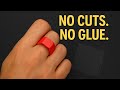 How To Make A Very Easy Origami Ring