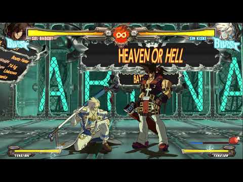 Guilty Gear Xrd Rev 2 Sin bnb into jS safe jump