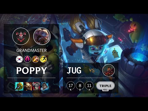 Poppy Jungle vs Graves - KR Grandmaster Patch 11.20
