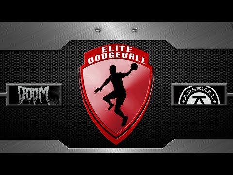 Elite Dodgeball West R1 W3 2015 - Doom (#1) vs Arsenal (#4)