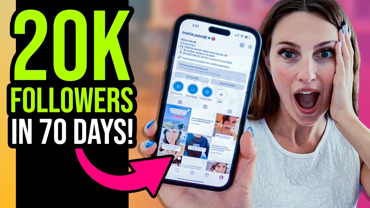 How I Got 20,000 INSTAGRAM Followers in 70 Days