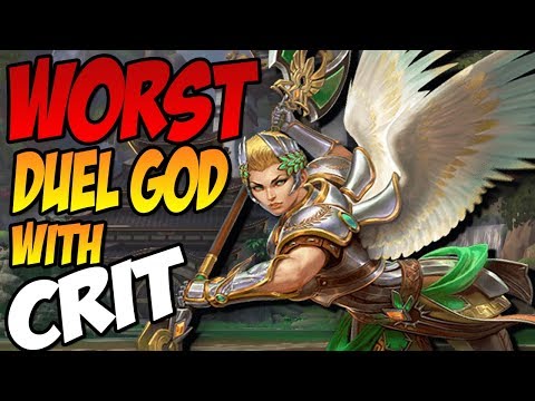 PLAYING THE WORST GOD IN DUEL! CRIT NIKE BUILD SS+! - GrandMasters Ranked Duel - SMITE
