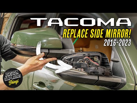 How To Replace Toyota Tacoma (2016 -2023) Side Mirror: OEM VS AFTERMARKET WARNING!
