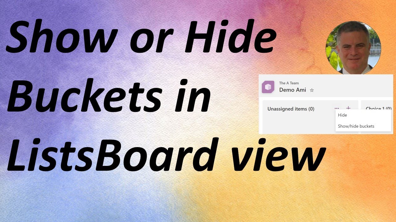How to Show or Hide Buckets in Microsoft List Board View