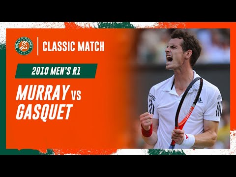 Murray vs Gasquet 2010 Men's round 1 | Roland-Garros Classic Match